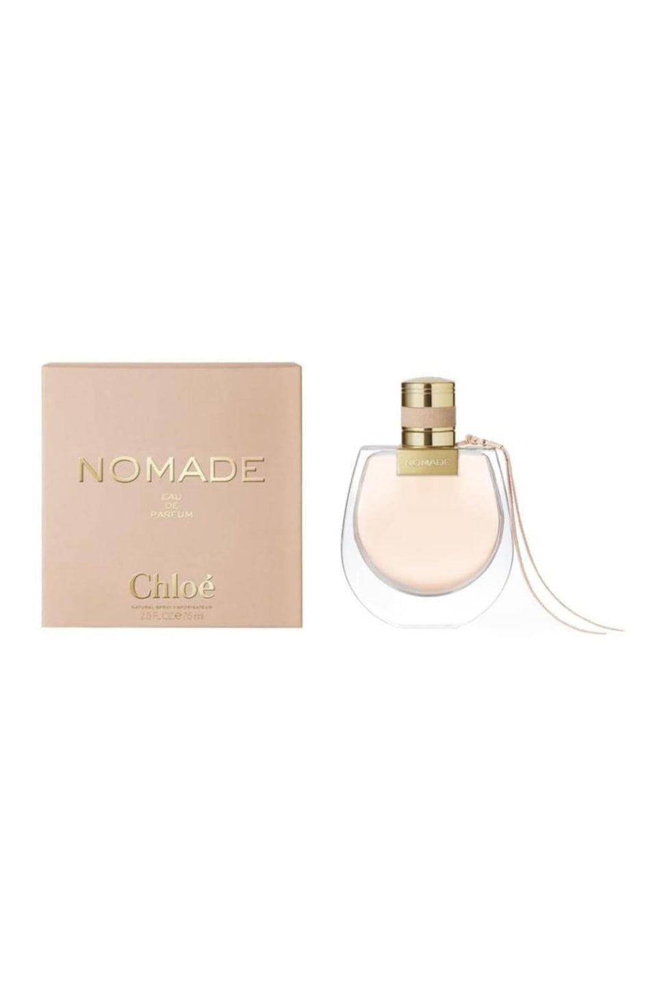 Chloe Nomade bottle front view, showcasing premium design for everyday luxury.