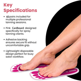 CHNELSS comfortable feet pads ideal for busy spray tan sessions