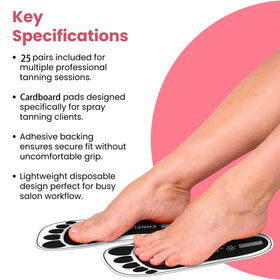 CHNELSS hygienic feet pads keep the treatment area clean.