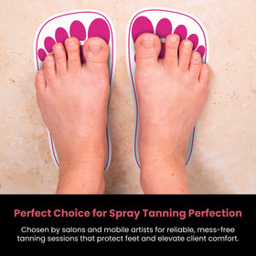 CHNELSS one-size feet pads cut to size for secure fit in salons