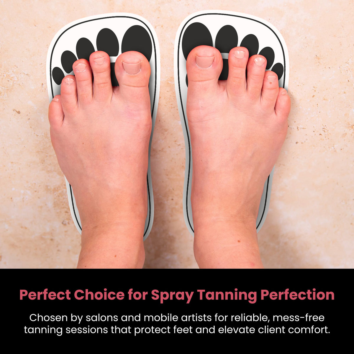 CHNELSS one-size feet pads fit most clients safely.