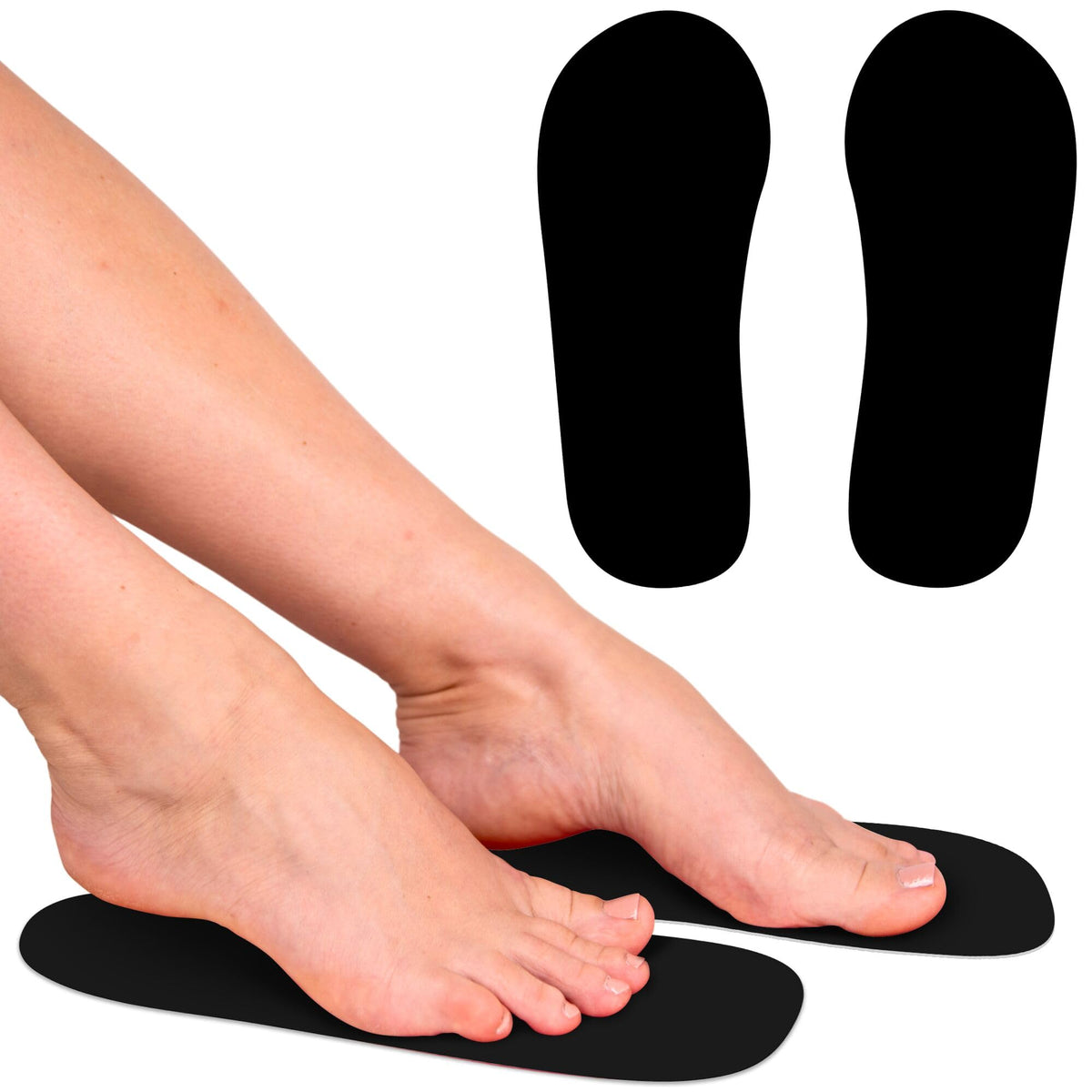 CHNELSS spray tan feet pads for precise, hygienic foot application.