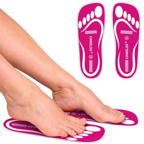 CHNELSS spray tan feet pads in pink packaging protect feet during sessions