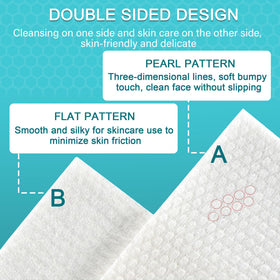CHNLML soft skin-friendly side on disposable towel for sensitive skin.