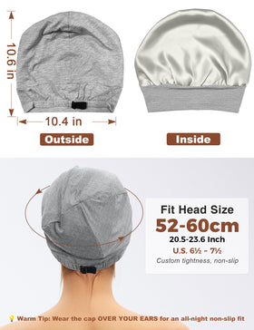 Choshion 19 Momme silk lining reduces friction and frizz