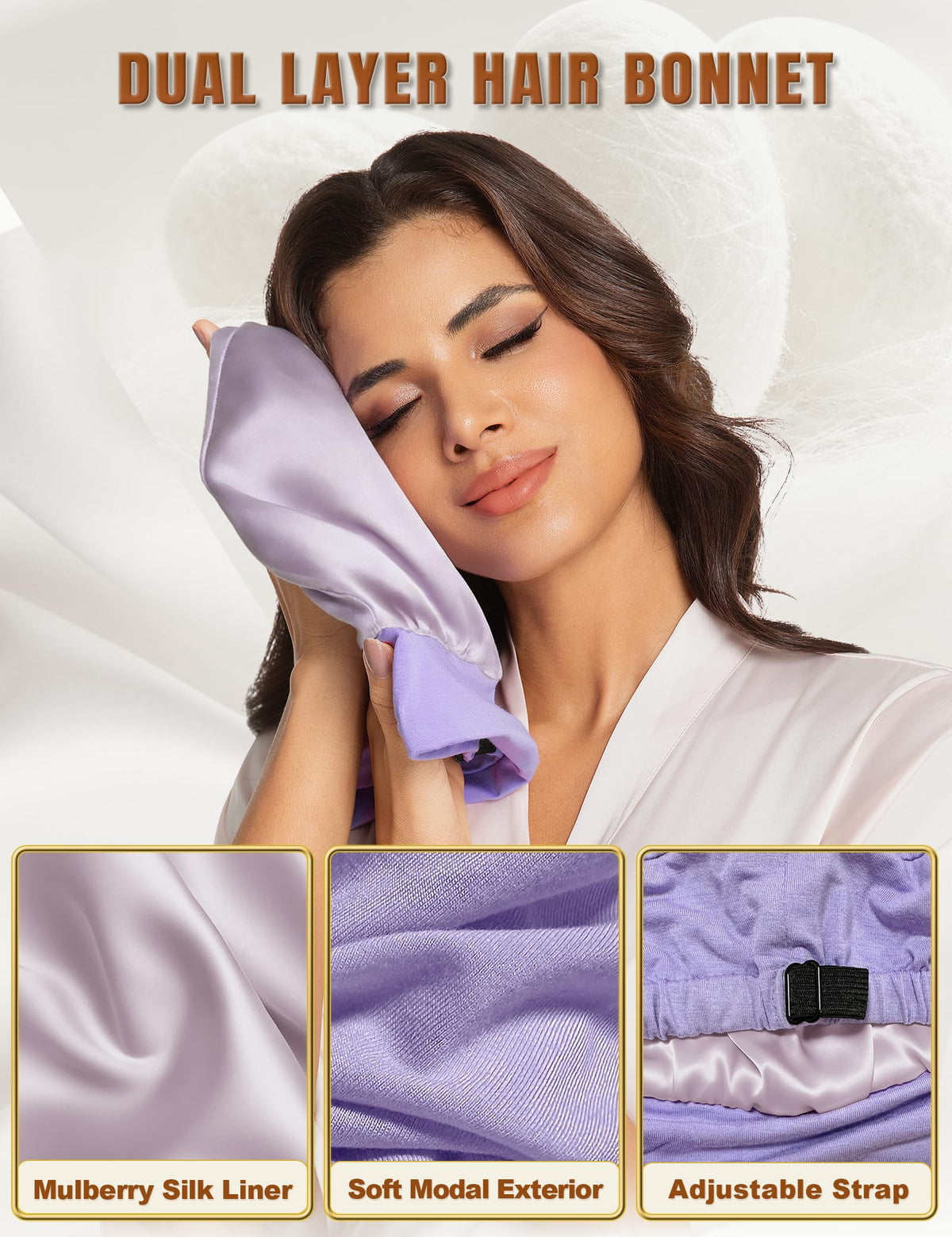 Choshion breathable modal outer keeps scalp cool and comfortable
