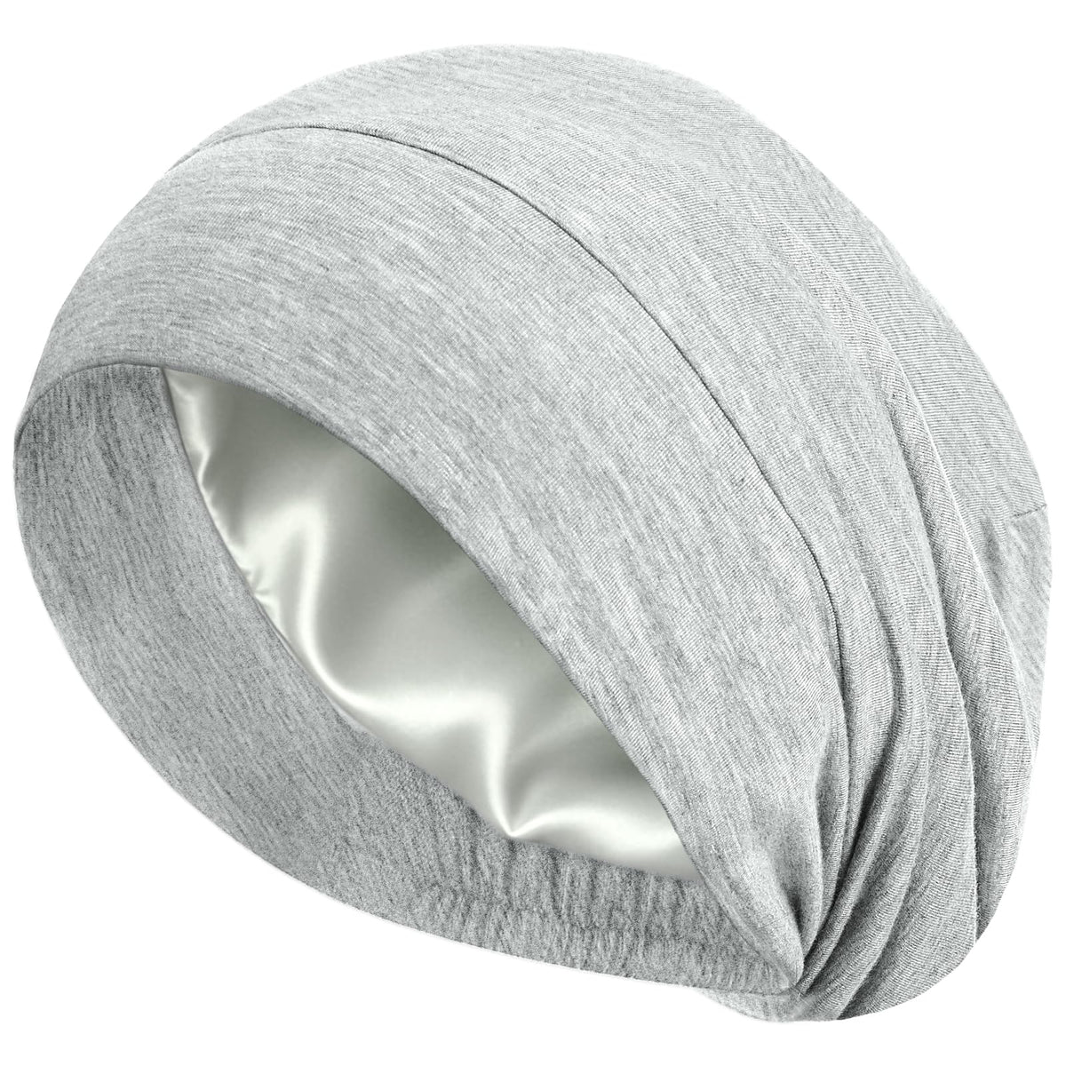 Choshion silk lined bonnet for sleep with smooth hair protection
