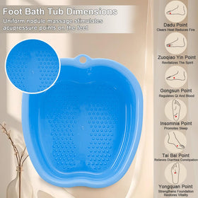 Chpbolly foot soaking tub ready for water-filled use to soothe tired feet.