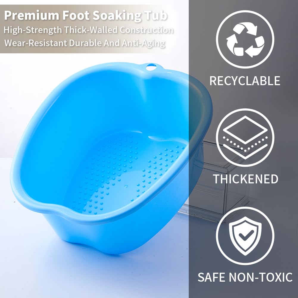 Chpbolly pedicure bath bucket showcases a home spa solution for foot care.