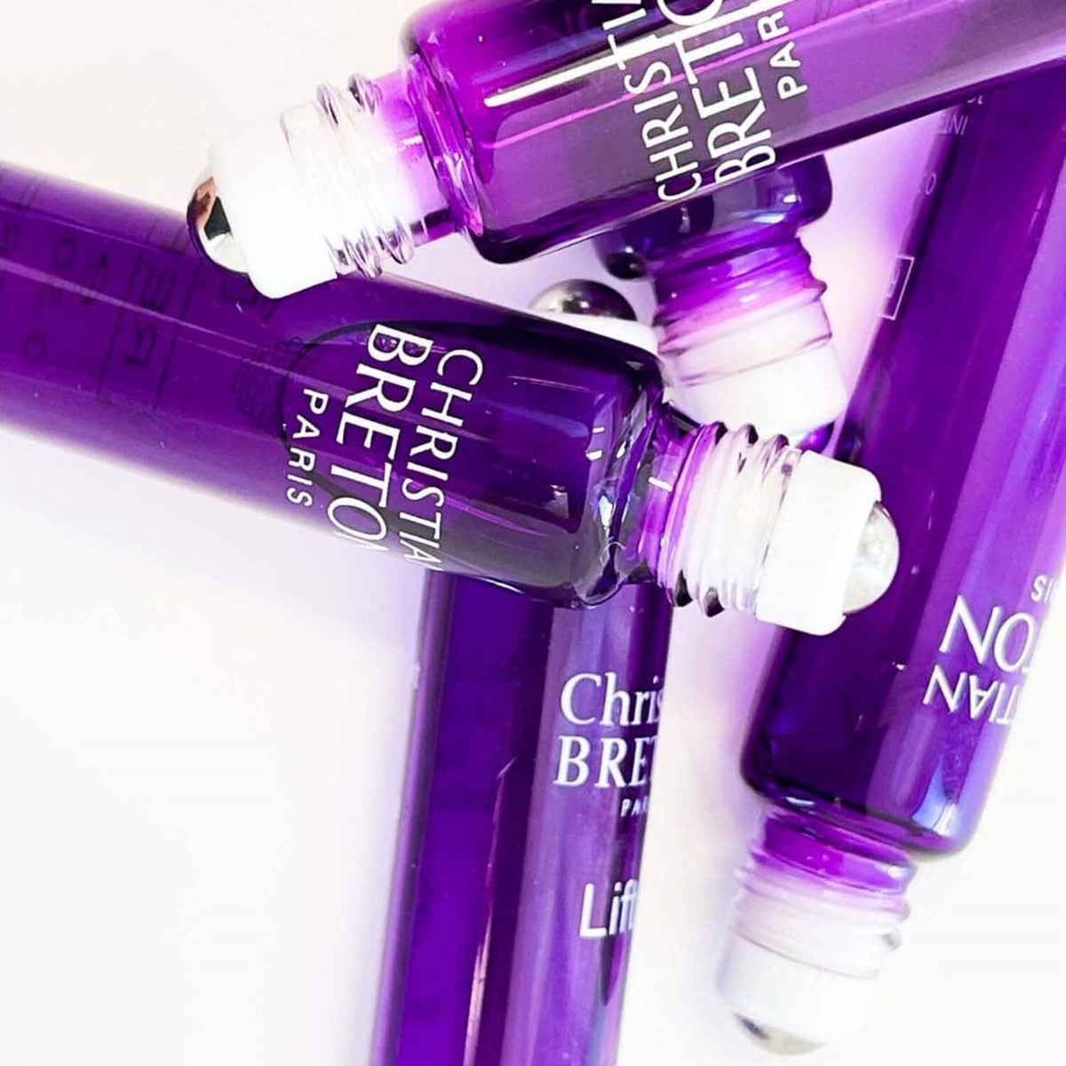 Christian Breton Liftox serum close-up texture reveals silky, non-greasy finish.