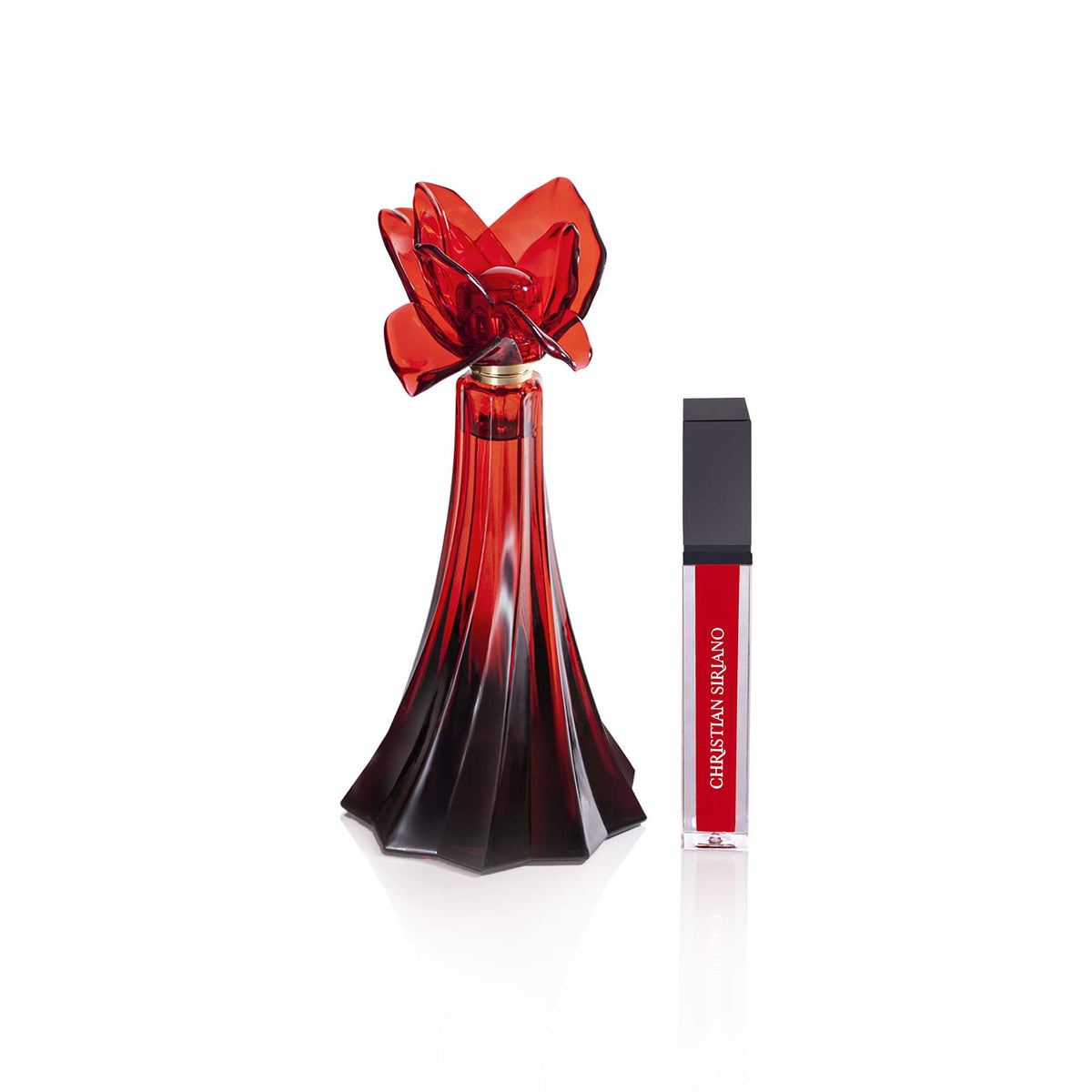 Christian Siriano Ooh La Rouge packaging on display, gift-ready presentation.