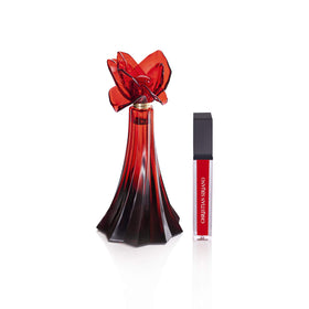 Christian Siriano Ooh La Rouge packaging on display, gift-ready presentation.