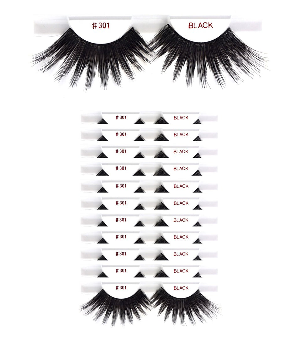 Christina 12-packs 301 eyelashes offer a natural daily look and easy wear.