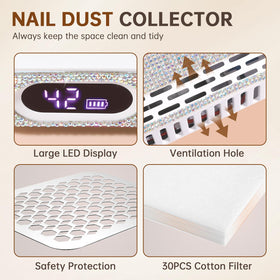 Christine Shelly compact wireless collector suitable for home or salon setups.
