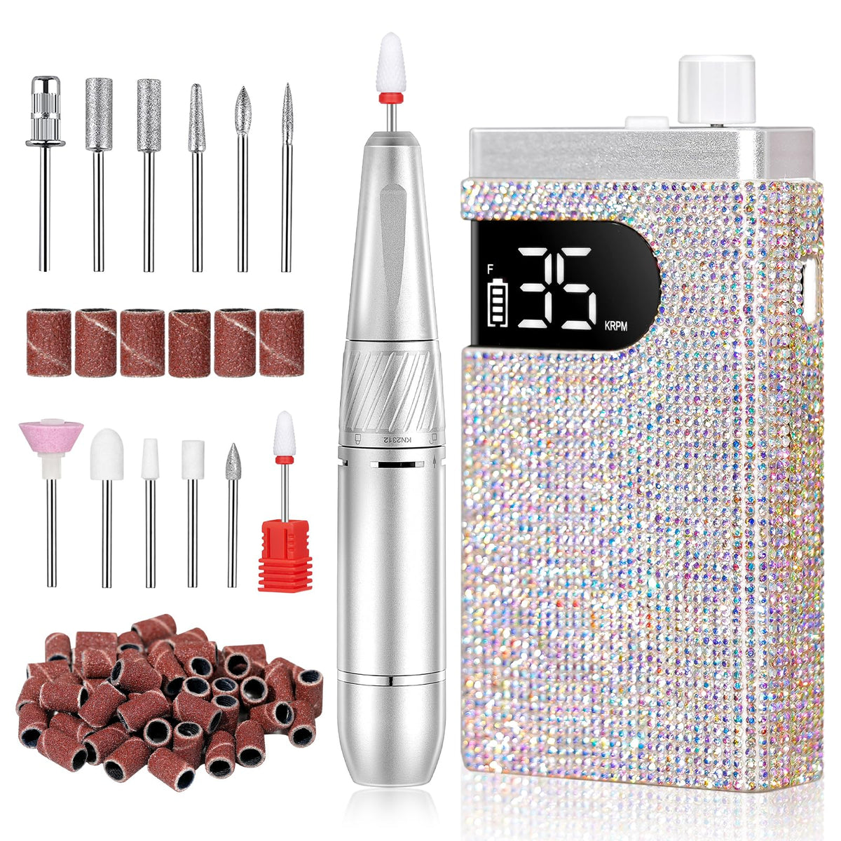Christine Shelly nail drill 35000rpm for fast, precise shaping and efficient nail maintenance