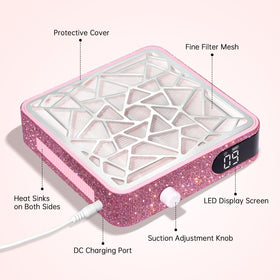 CHRISTINE SHELLY Nail Dust Collector in home use environment