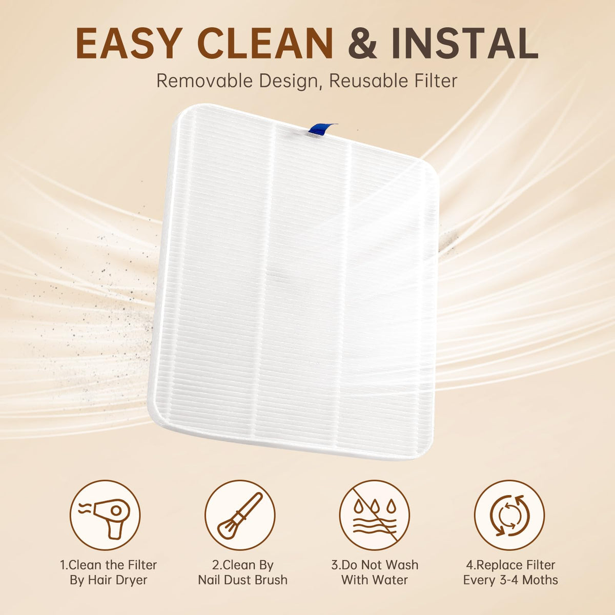 CHRISTINE SHELLY nail dust collector ideal for home and studio use