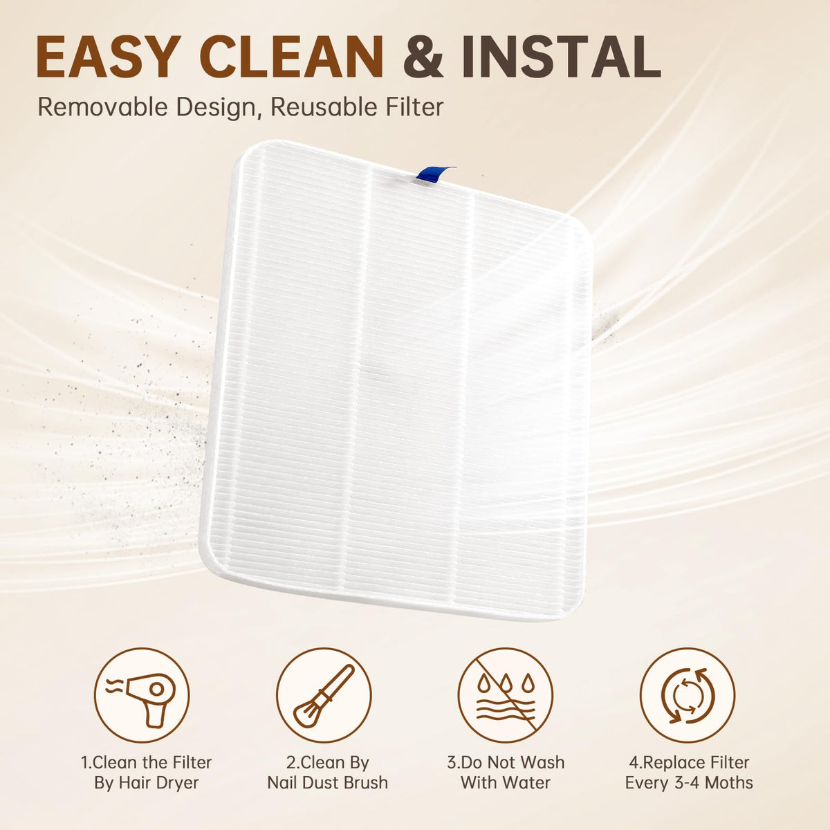 Christine Shelly nail dust collector ideal for salon or home use.