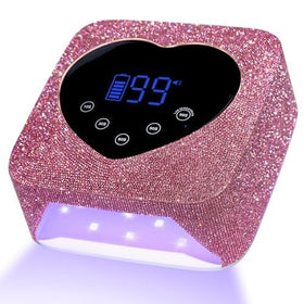 Christine Shelly nail lamp with sparkly finish for stylish home salon use