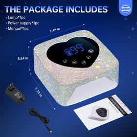 CHRISTINE SHELLY rechargeable battery enables cordless use up to six hours.