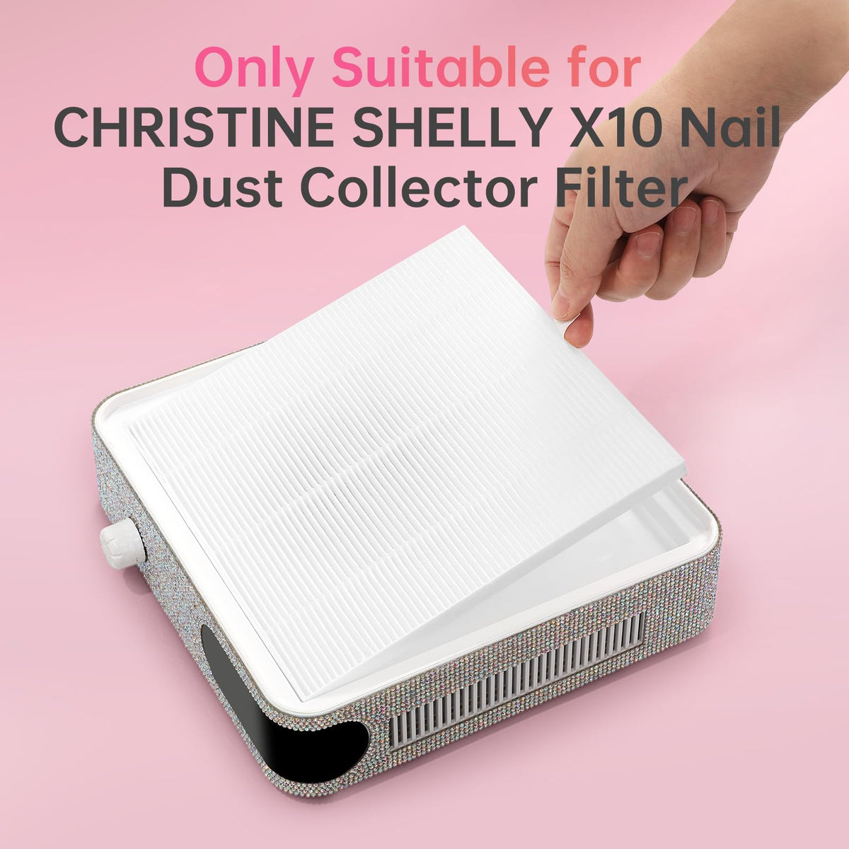 CHRISTINE SHELLY X10 filter cleaning with hairdryer for quick maintenance