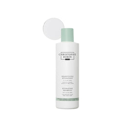 Christophe Robin label close-up shows aloe vera and moisturizing properties