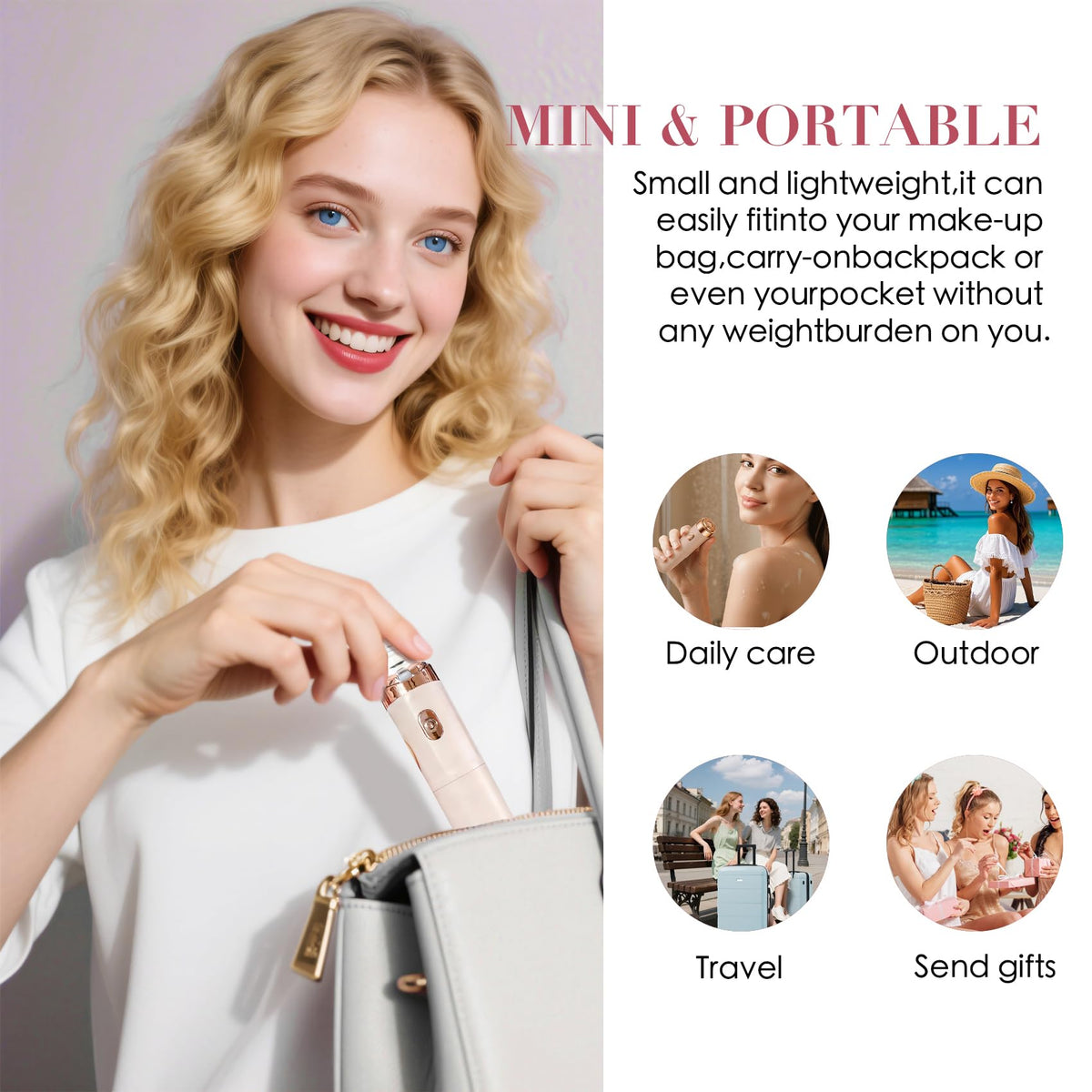 ChronoNest epilator cleaning brush included for easy maintenance