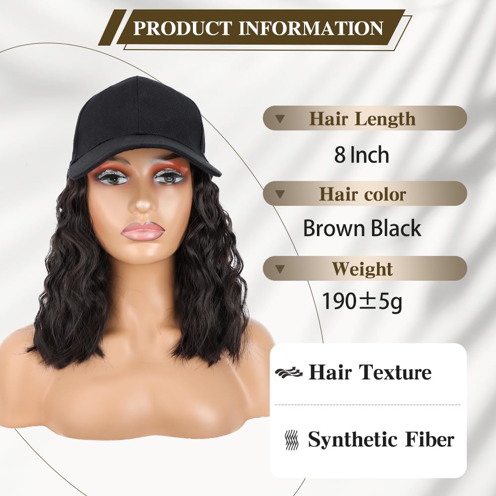 CHRSHN brown-black-color-wig imitates natural tones for seamless everyday wear.