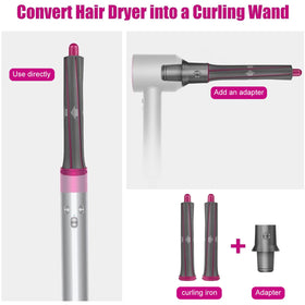 Two-pack long barrels for Chuancheng Dyson Airwrap, offering versatile curling options.