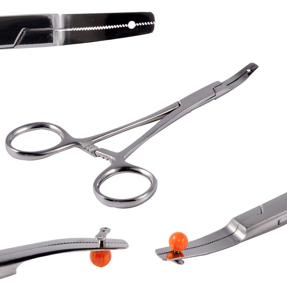 CHUANCI professional dermal anchor holder in front view for precise dermal work.