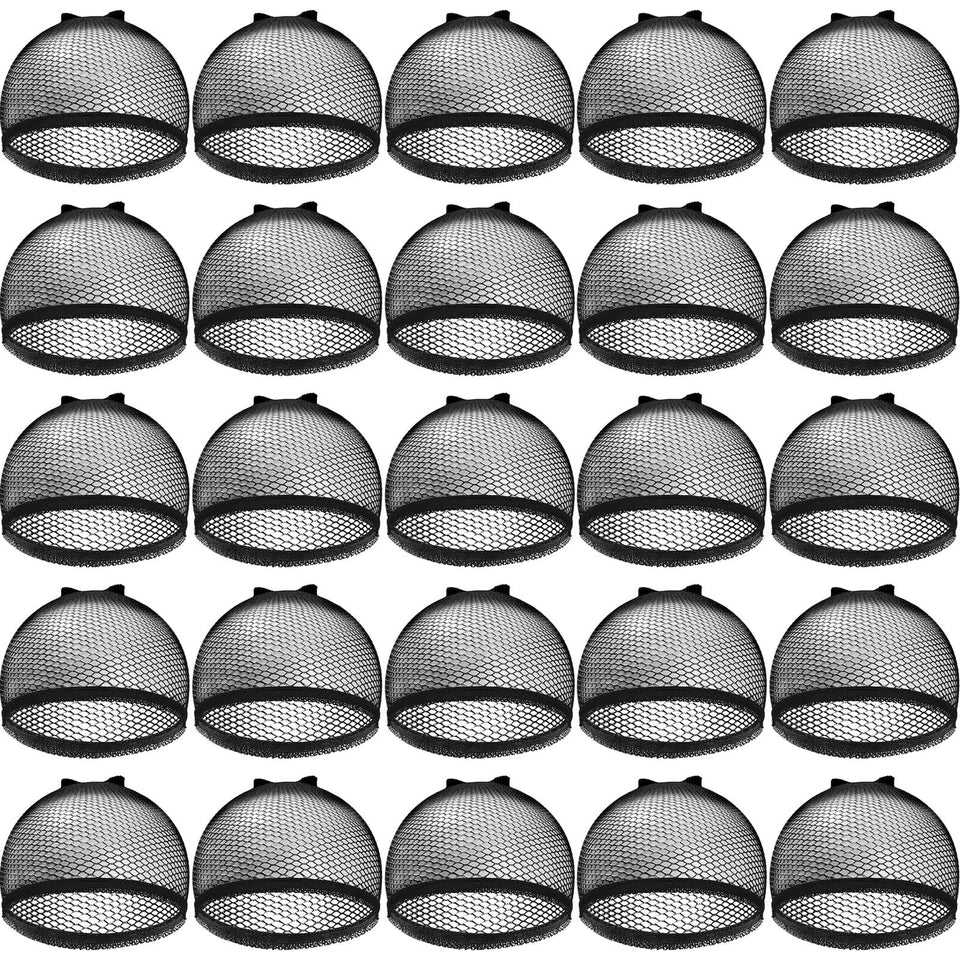 Chuangdi mesh net wig cap pack close-up showing breathable nylon material for comfort.