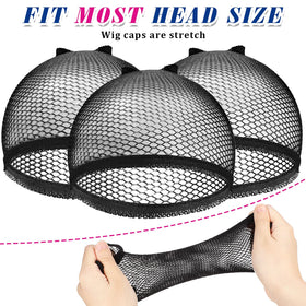 Chuangdi wig cap pack soft nylon for comfortable all-day wear.