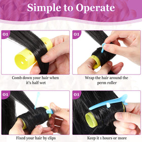 Chuangdi durable plastic rollers are reusable for many styles