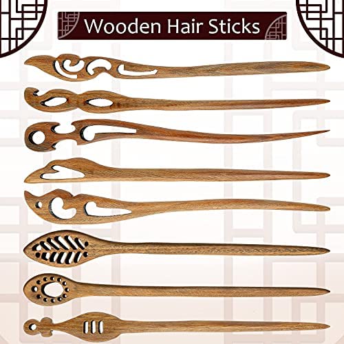 Chuangdi handmade carved hair stick emphasizes craftsmanship and gentle hair care.