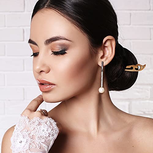 Chuangdi traditional Chinese pattern hairpin adds cultural flair and hold.