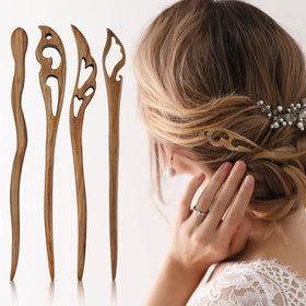 Chuangdi wedding or party hair sticks elevate formal hairstyles.