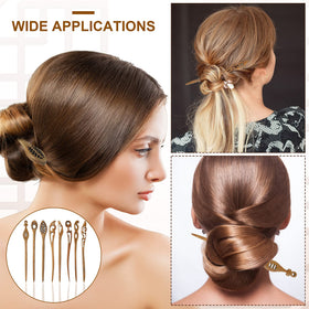 Chuangdi vintage hair sticks suitable for daily wear and decorative bookmarks.