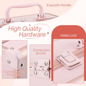 CHUANGJIN makeup train case trays extended for extra organization