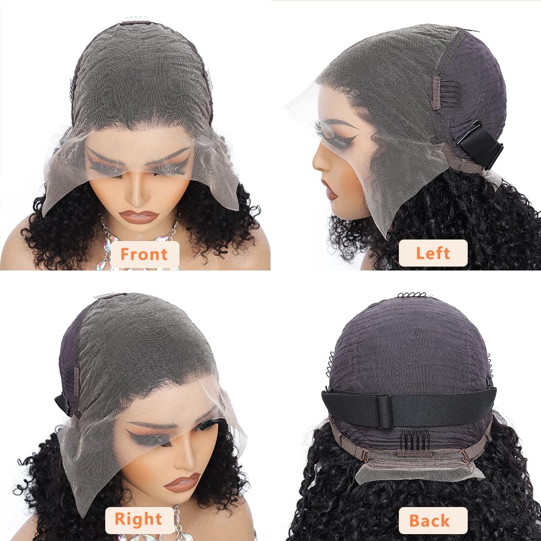 CHUDI natural parting view demonstrates authentic density from root to ends.