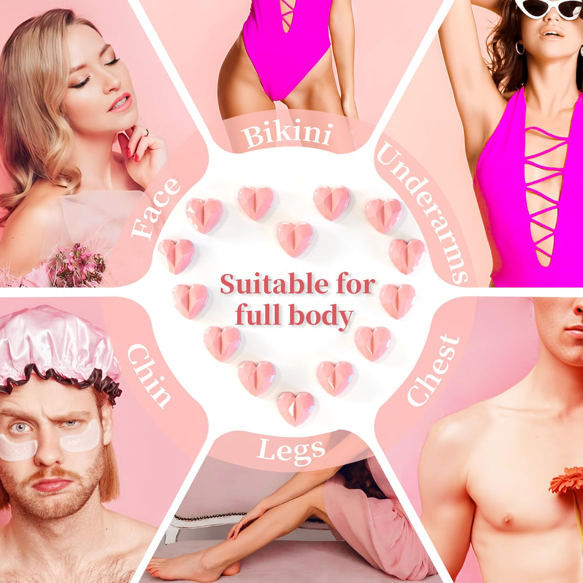 Chulan unscented wax beads for facial and body use