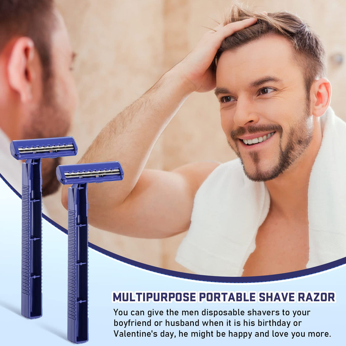 Chumia multipurpose shaver for bathing and quick touch-ups