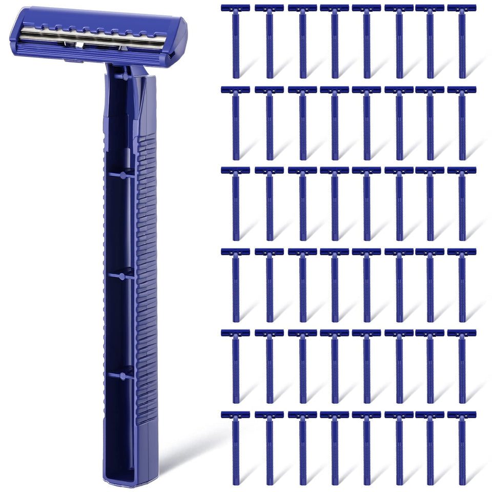Chumia twin blade razor packaging for hotels and charities