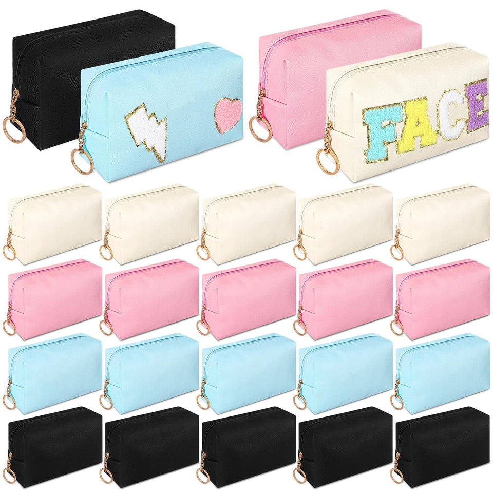 Chunful beige makeup bags for organized travel and daily use.