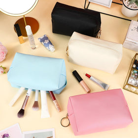 Chunful blue cosmetic bag helps separate toiletries on trips.