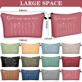 Chunful bright flower design makeup pouch ideal for gifts and travel