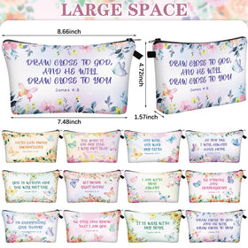 Chunful floral-pattern makeup pouch inspires daily routine and color