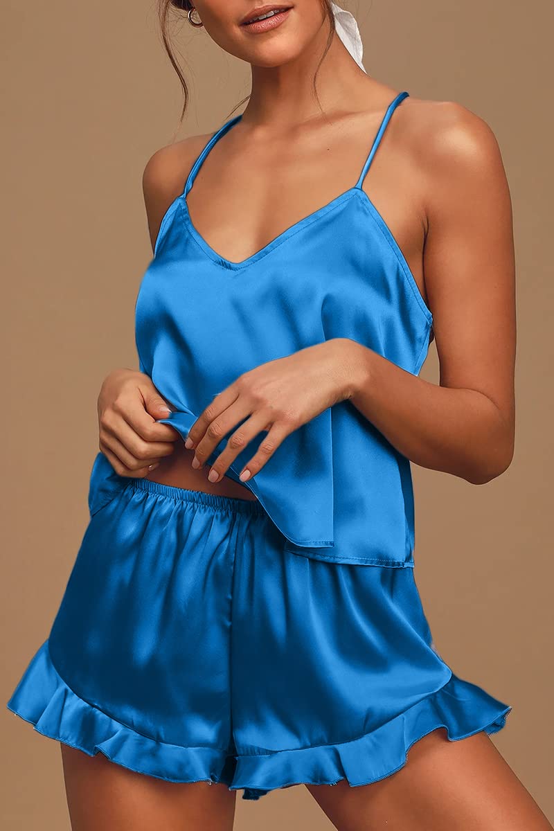 CHYRII ruffled shorts detail adds playful elegance to lounge set