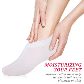 CIATBYYJ deep moisturizing foot socks aim to soften rough skin over time.