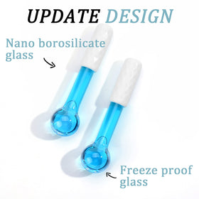 CIBLUTY blue ice globes for a facial massage that boosts circulation