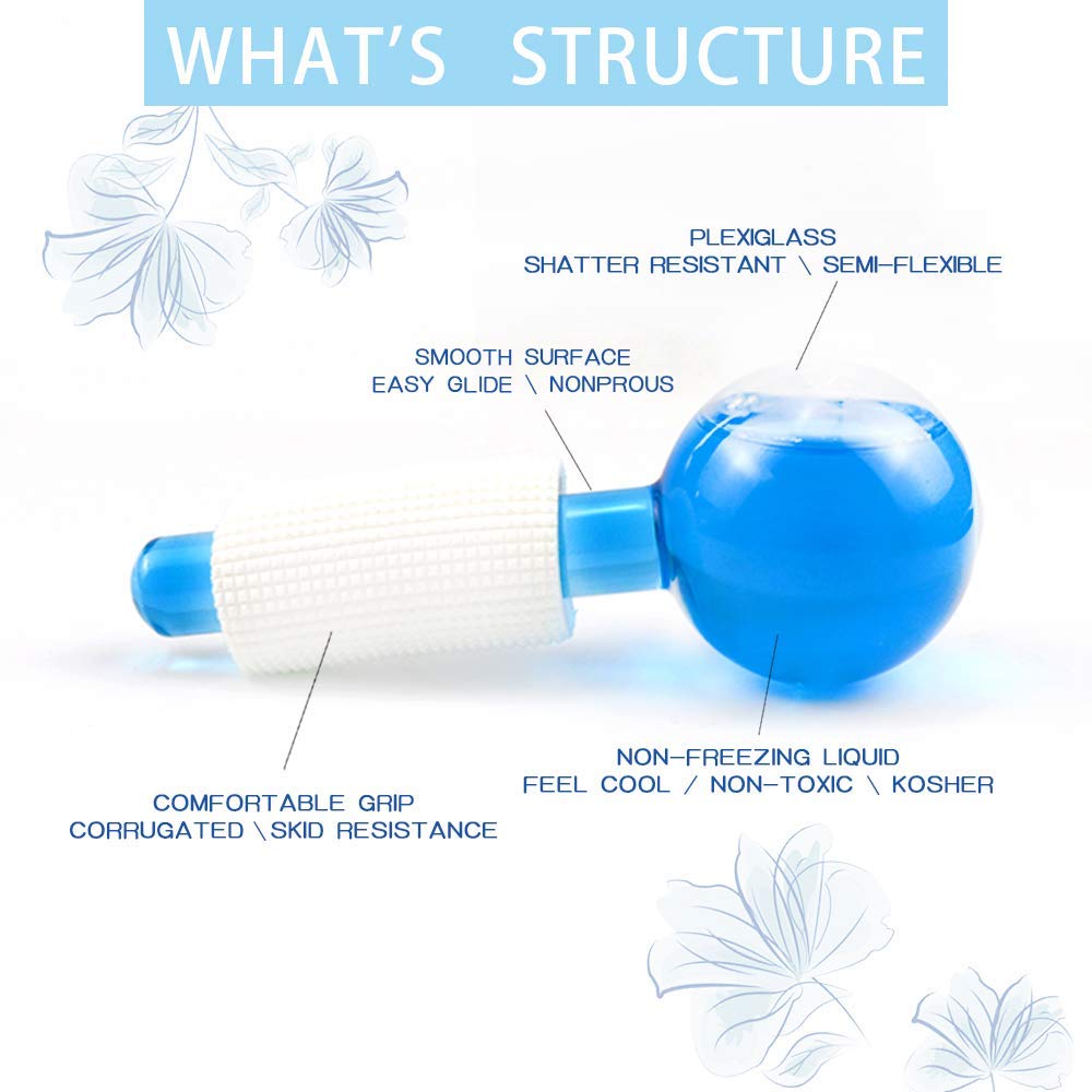 CIBLUTY Ice Globes two-pack ready for versatile skincare routines.